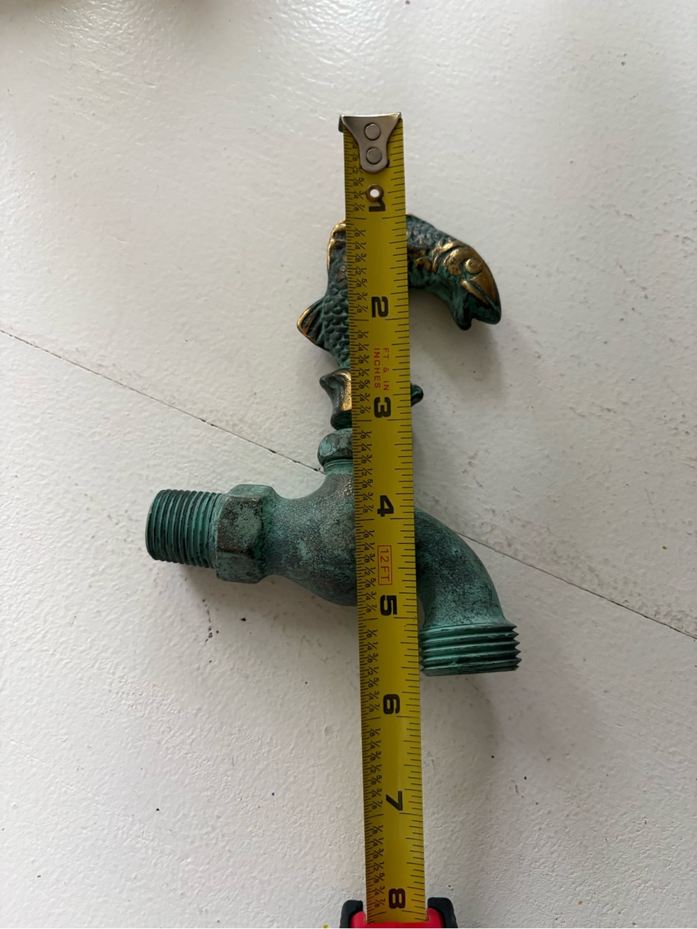New brass trout fish garden spigot Decorative Fish Handle Outdoor Faucet Tap - Picture 4 of 5
